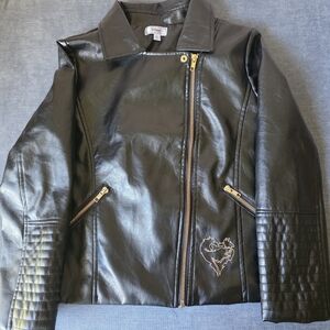 MAD Engine Black Kids Jacket with Gold Accents